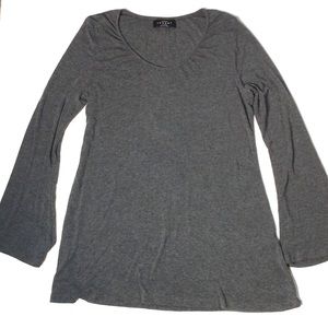 MADE BY JOHNNY Grey Loose Fit Tunic/Top